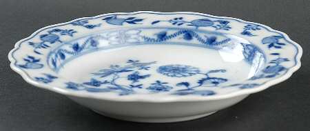Blue Onion ("Sword" Backstamp) Rim Cereal Bowl