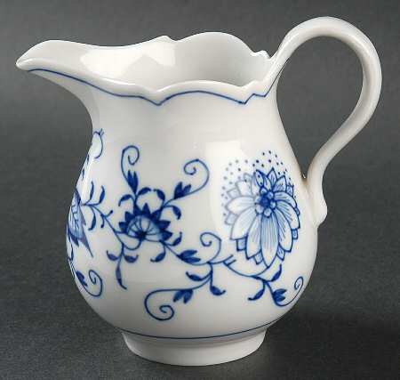 Blue Onion ("Sword" Backstamp) Mini Creamer