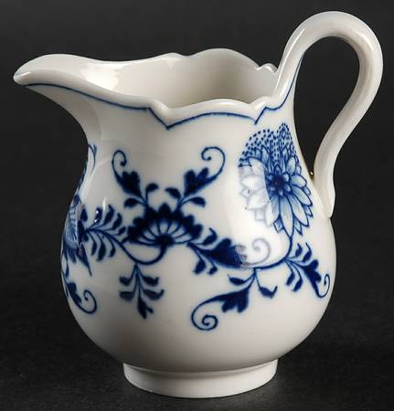 Blue Onion ("Sword" Backstamp) Mini Creamer