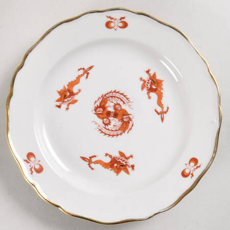 Dragon Red Dessert/Pie Plate