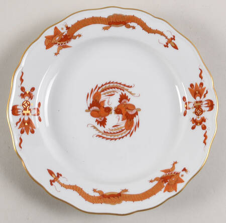 Dragon Red Salad Plate