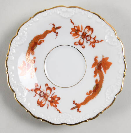 Dragon Red Saucer for Espresso Cup