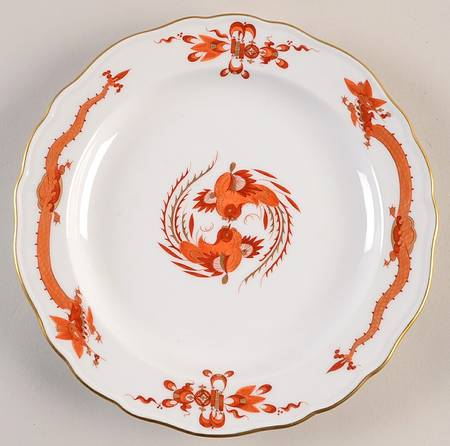 Dragon Red Salad Plate