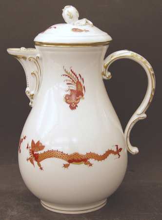 Dragon Red Coffee Pot & Lid