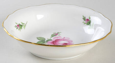 Rose Pink ("X" Backstamp) Fruit/Dessert (Sauce) Bowl