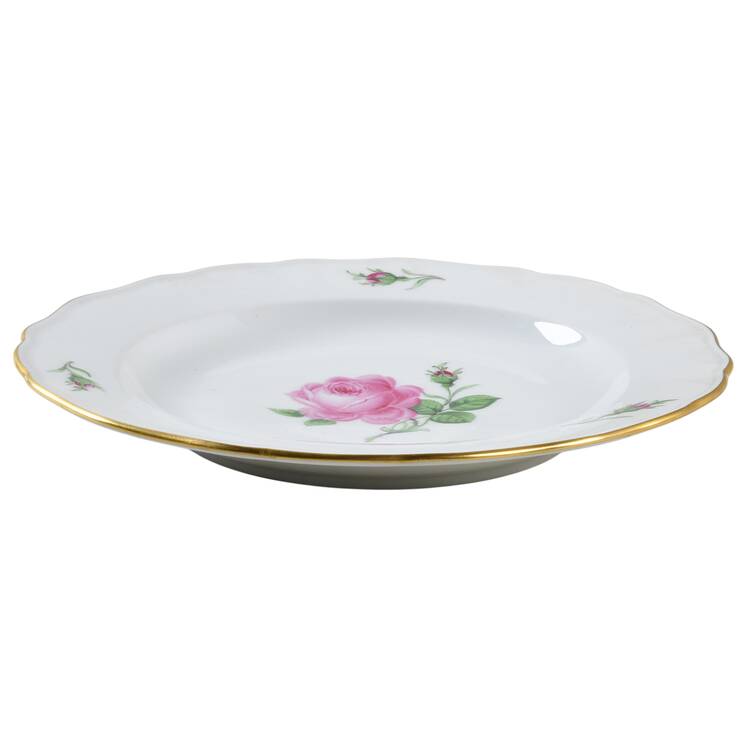 Rose Pink ("X" Backstamp) Dinner Plate