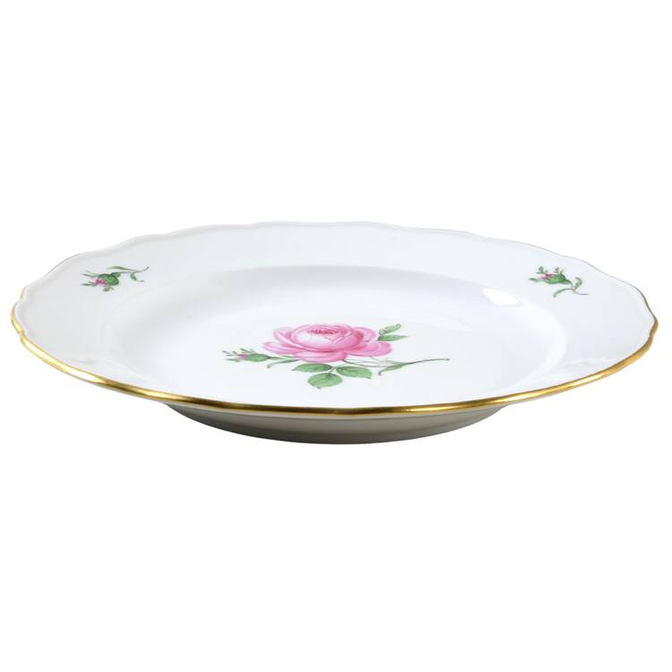 Rose Pink ("X" Backstamp) Dinner Plate