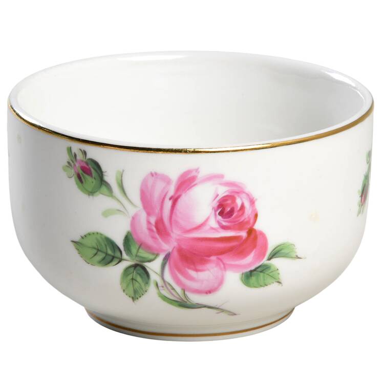 Rose Pink ("X" Backstamp) Sugar Bowl No Lid