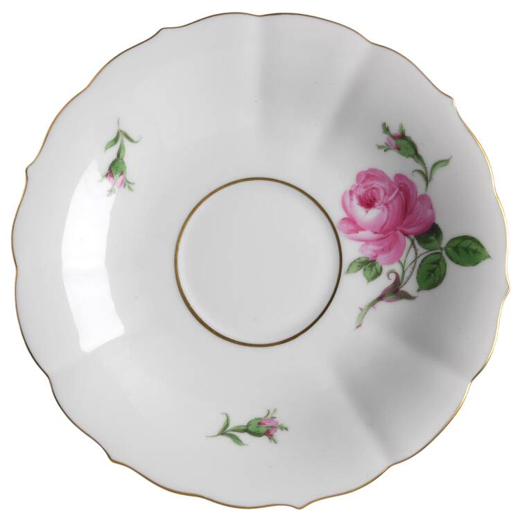 Rose Pink ("X" Backstamp) Saucer