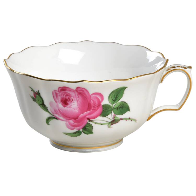 Rose Pink ("X" Backstamp) Flat Cup