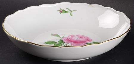 Rose Pink ("X" Backstamp) 9" Round Vegetable Bowl