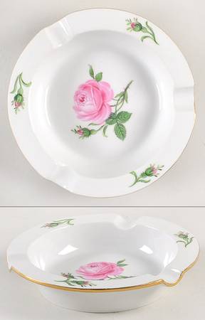 Rose Pink ("X" Backstamp) 4" Ashtray
