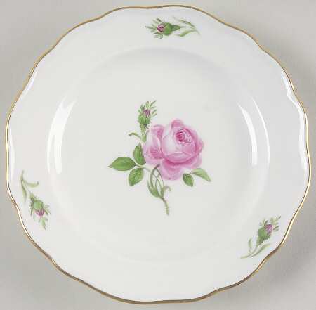 Rose Pink ("X" Backstamp) Bread & Butter Plate