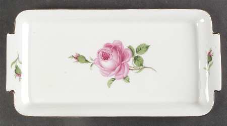 Rose Pink ("X" Backstamp) Rectangular Tray