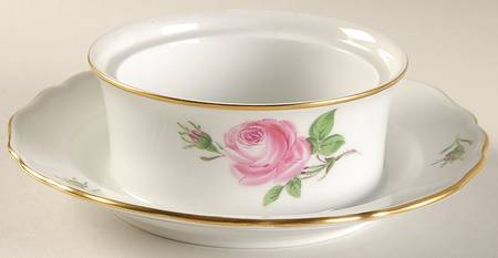 Rose Pink ("X" Backstamp) Round Butter No Lid