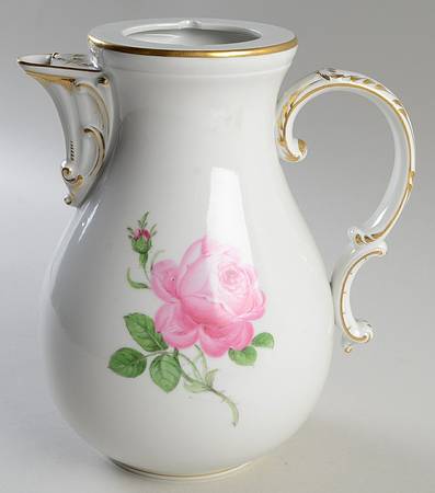 Rose Pink ("X" Backstamp) Coffee Pot No Lid