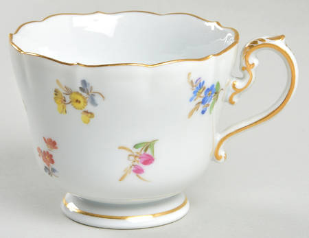 Scattered Flowers ("X" Backstamp) Footed Cup