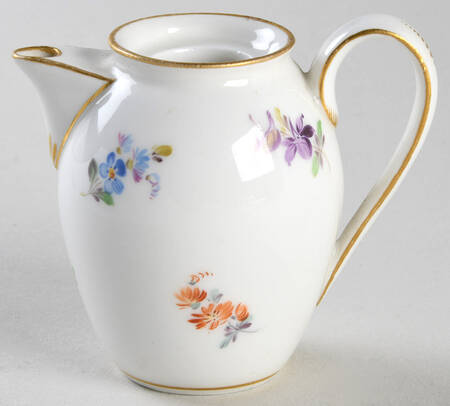 Scattered Flowers ("X" Backstamp) Child's Coffee Pot No Lid