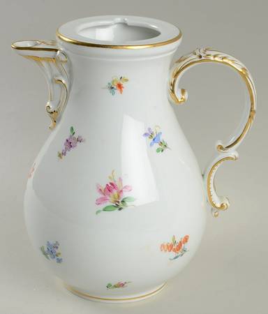 Scattered Flowers ("X" Backstamp) Coffee Pot No Lid