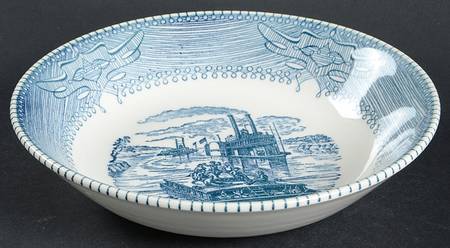 Currier & Ives Coupe Soup Bowl