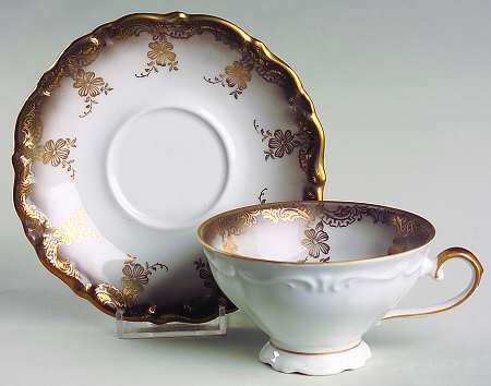 Magnificat Footed Cup & Saucer Set