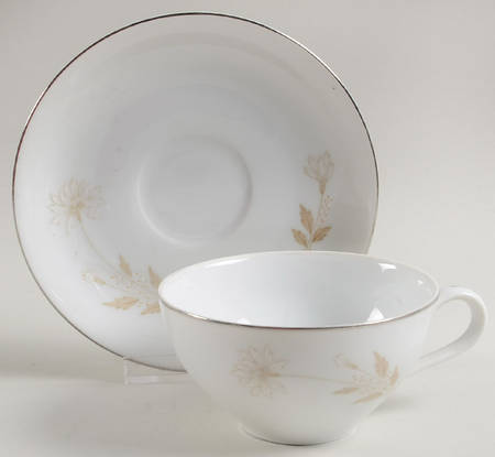 Sylvia Flat Cup & Saucer Set