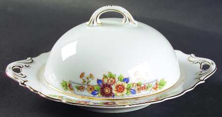 The Autumn Round Covered Butter
