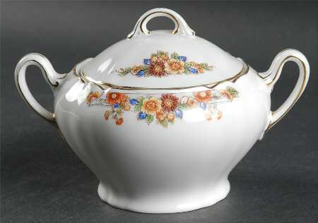 The Autumn Sugar Bowl & Lid