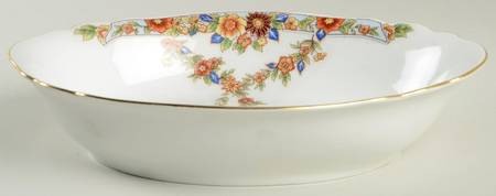 The Autumn 8" Oval Vegetable Bowl