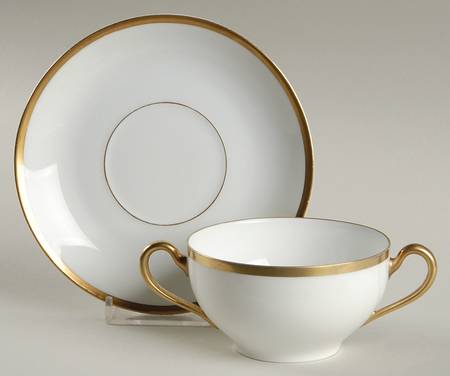 Baronial, The Flat Bouillon Cup & Saucer