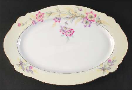 The Belmont 16" Oval Serving Platter