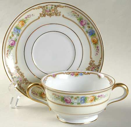 The Chester Footed Bouillon Cup & Saucer