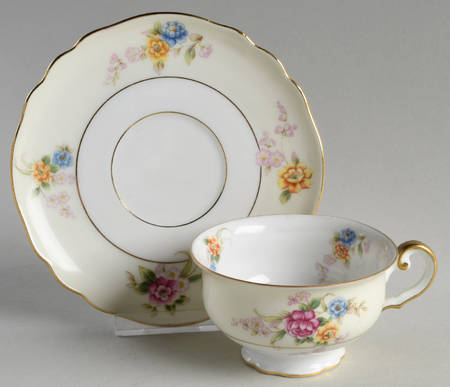 The Glencoe Footed Cup & Saucer Set