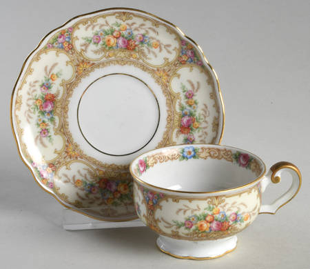 Meadowbrook Footed Demitasse Cup & Saucer Set