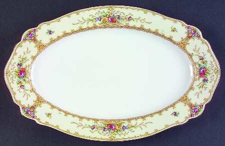 Meadowbrook 13" Oval Serving Platter