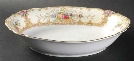 Meadowbrook 10" Oval Vegetable Bowl