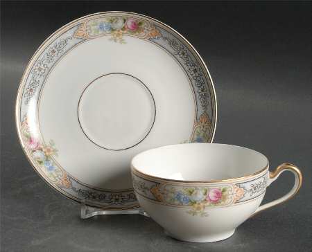 Melba Flat Cup & Saucer Set