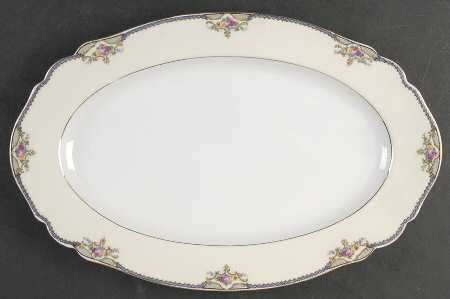 The Minto (Rim) 14" Oval Serving Platter