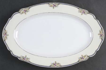 The Minto (Rim) 13" Oval Serving Platter