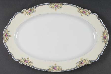 The Minto (Rim) 15" Oval Serving Platter