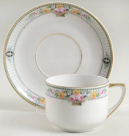 Montrose Flat Cup & Saucer Set