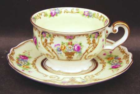 The Newport Footed Demitasse Cup & Saucer Set