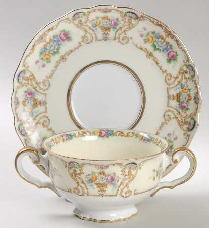 The Newport Footed Bouillon Cup & Saucer