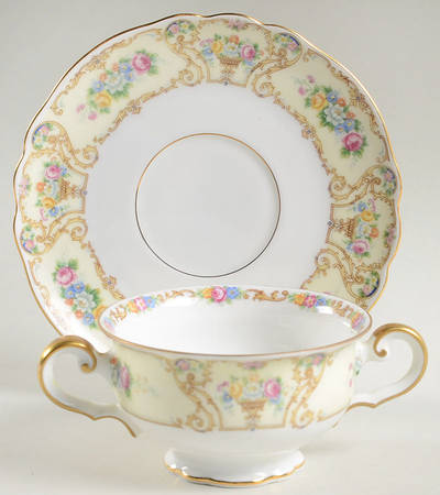 The Stirling Footed Bouillon Cup & Saucer