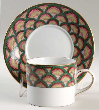 Bernardin Flat Cup & Saucer Set