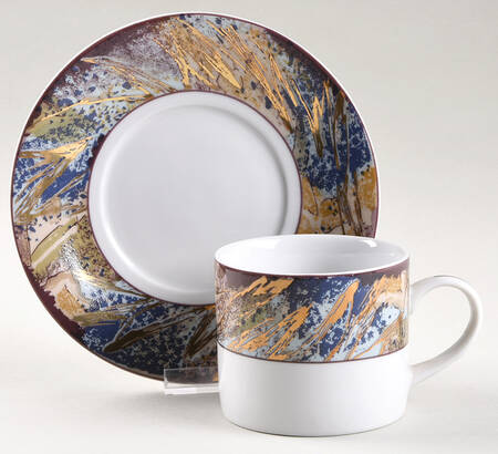 Carrara Flat Cup & Saucer Set