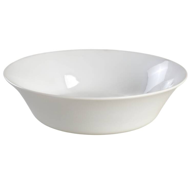 Classic White 9" Round Vegetable Bowl