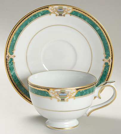Enchantment Footed Cup & Saucer Set