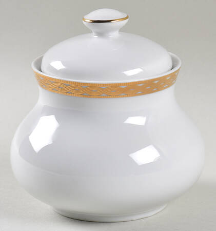 Golden Kingsley Sugar Bowl & Lid