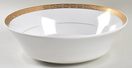 Golden Kingsley 9" Round Vegetable Bowl
